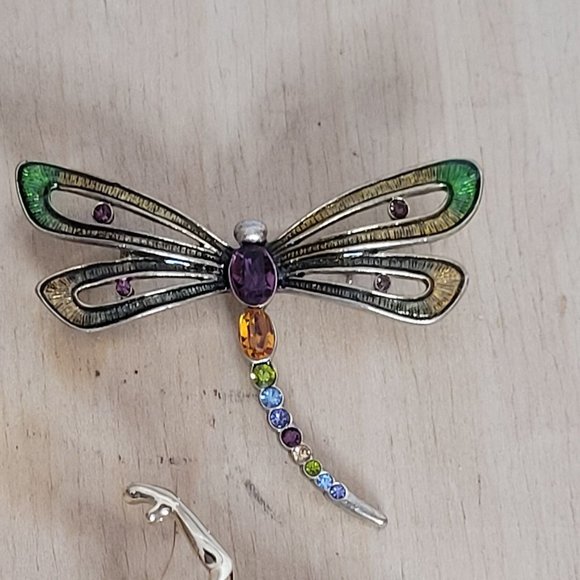 Brooch Lot Costume Jewelry Vintage Estate 10 Pieces Monet Sterling - Picture 8 of 13